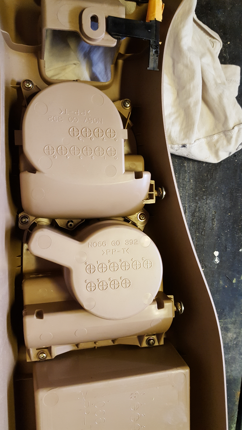 Reassembled cup holders